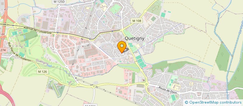localisation de l'entreprise MADAME CLAIRE VANVOSTHUYSE à QUETIGNY