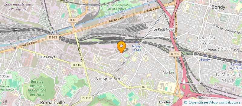localisation de l'entreprise MADAME CLAIRE VARELA MONTEIRO à NOISY-LE-SEC