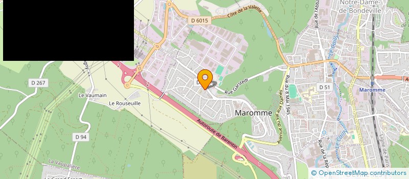 localisation de l'entreprise MADAME CLAIRE VARIN  MAROMME