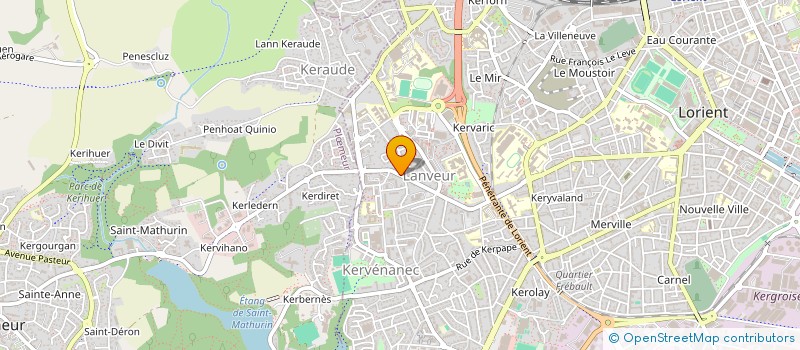 localisation de l'entreprise MADAME CLAIRE VASSAL  LORIENT