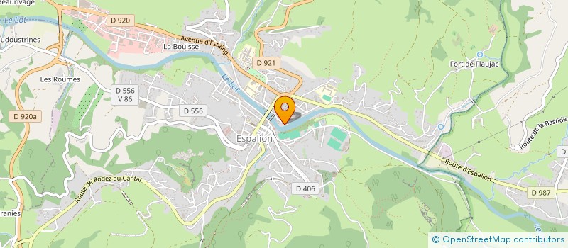 localisation de l'entreprise MADAME CLAIRE VASSAL  ESPALION