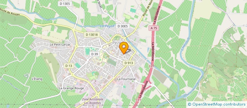 localisation de l'entreprise MADAME CLAIRE VATON à PEZENAS