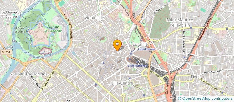 localisation de l'entreprise MADAME CLAIRE VAUDREUIL  LILLE