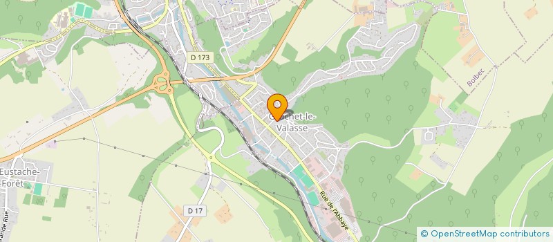 localisation de l'entreprise MADAME CLAIRE VAUQUIER  GRUCHET-LE-VALASSE