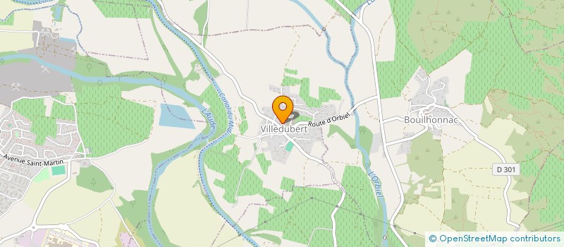 localisation de l'entreprise MADAME CLAIRE VENANGEON  VILLEDUBERT