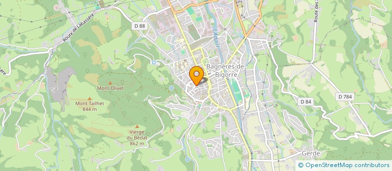 localisation de l'entreprise MADAME CLAIRE VERGELY  MONTESTRUC-SUR-GERS