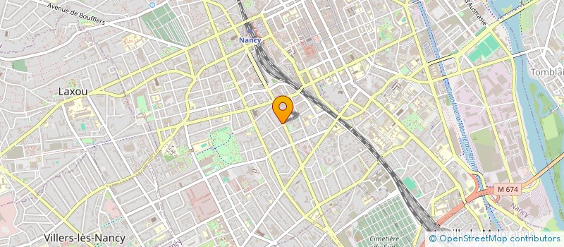 localisation de l'entreprise MADAME CLAIRE VERONIQUE  NANCY