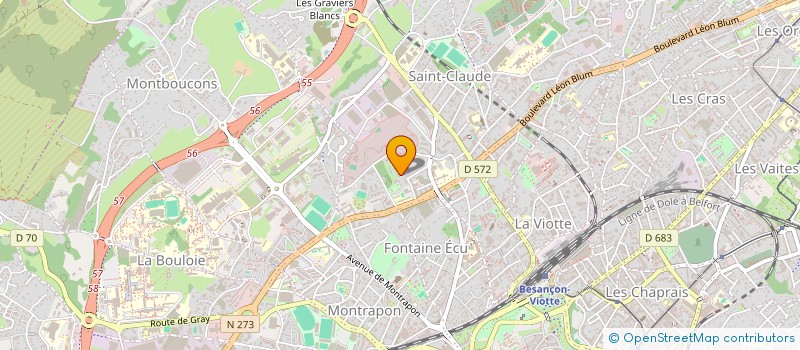 localisation de l'entreprise MADAME CLAIRE VERRAEST à BESANCON