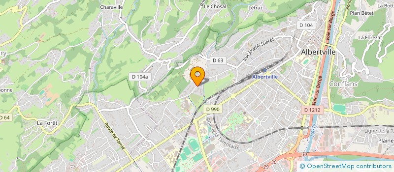 localisation de l'entreprise MADAME CLAIRE VERVANDIER  GILLY-SUR-ISERE