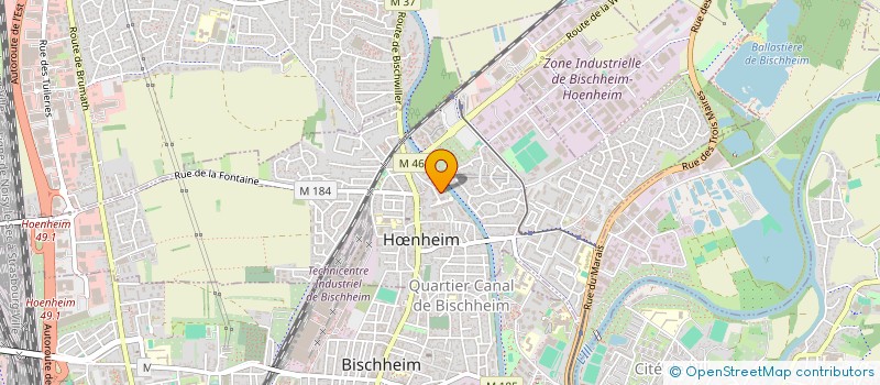 localisation de l'entreprise MADAME CLAIRE VETTER  HNHEIM