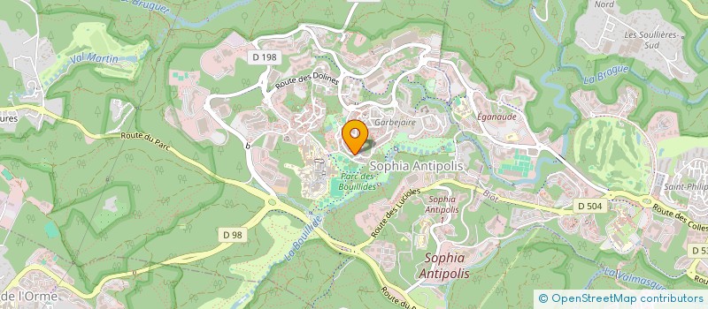 localisation de l'entreprise MADAME CLAIRE-VICTORIA CARLES  VALBONNE