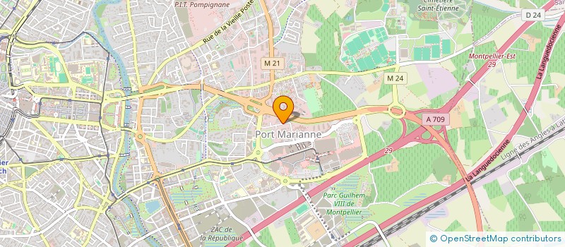 localisation de l'entreprise MADAME CLAIRE VIDAL à MONTPELLIER