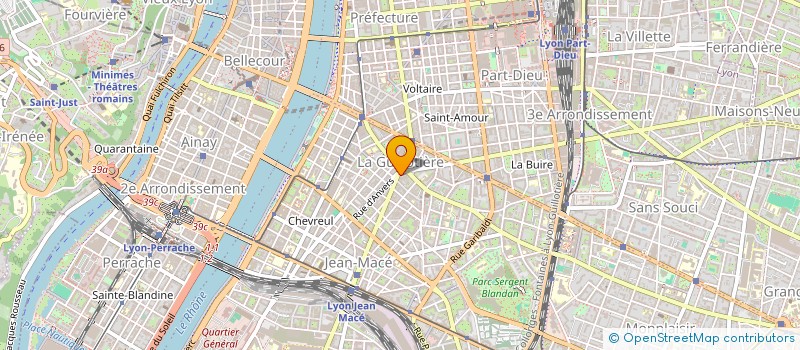 localisation de l'entreprise MADAME CLAIRE VIDAL  LYON