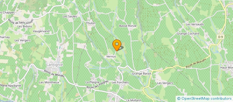 localisation de l'entreprise MADAME CLAIRE VILARD  REGNIE DURETTE