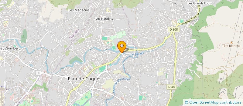 localisation de l'entreprise MADAME CLAIRE VILIN à PLAN-DE-CUQUES