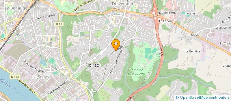 localisation de l'entreprise MADAME CLAIRE VILLENAVE à FLOIRAC