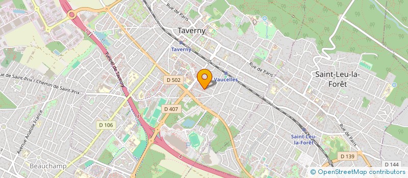 localisation de l'entreprise MADAME CLAIRE VILLIAUMEY  TAVERNY