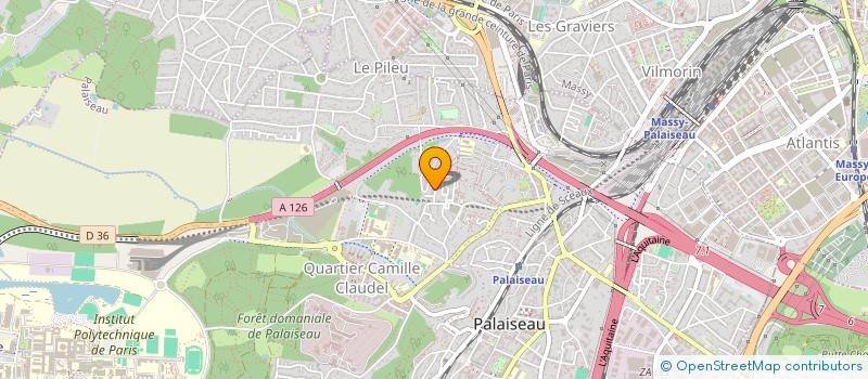 localisation de l'entreprise MADAME CLAIRE VINCENT à PALAISEAU