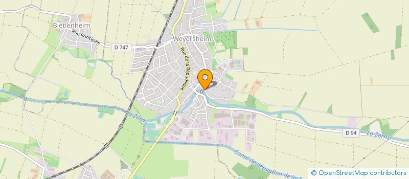 localisation de l'entreprise MADAME CLAIRE VINCENT  WEYERSHEIM