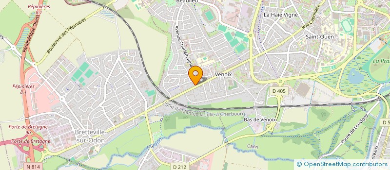 localisation de l'entreprise MADAME CLAIRE VINCENT à CAEN