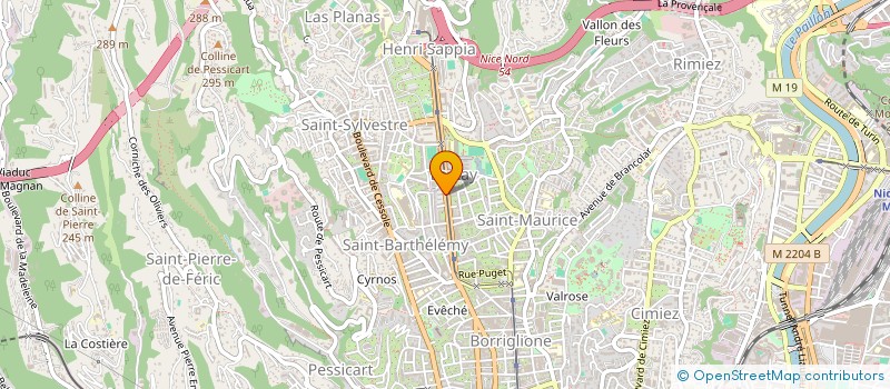 localisation de l'entreprise MADAME CLAIRE VINCETTE  NICE