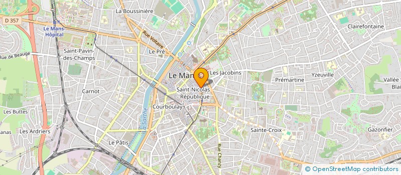 localisation de l'entreprise MADAME CLAIRE VIRIEUX  LE MANS