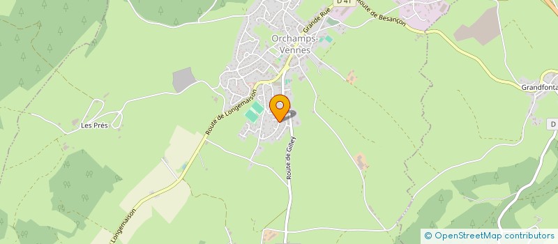 localisation de l'entreprise MADAME CLAIRE VITTOT  ORCHAMPS VENNES