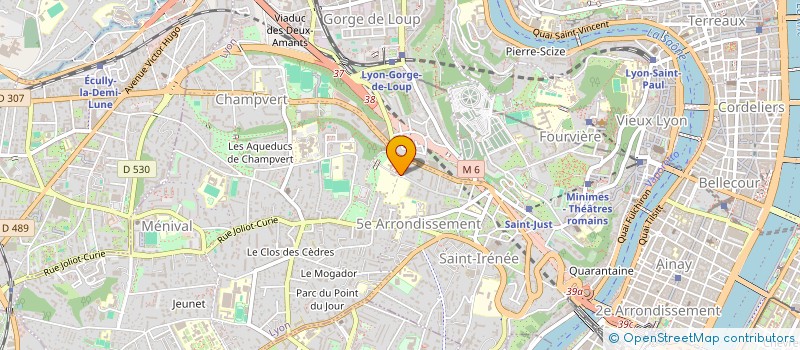 localisation de l'entreprise MADAME CLAIRE VIVIEN à LYON