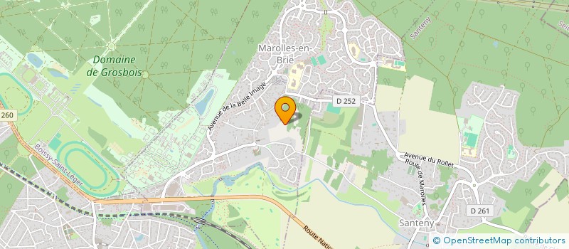 localisation de l'entreprise MADAME CLAIRE VOGEL  MAROLLES-EN-BRIE