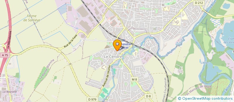 localisation de l'entreprise MADAME CLAIRE VOLPI  LE CENDRE