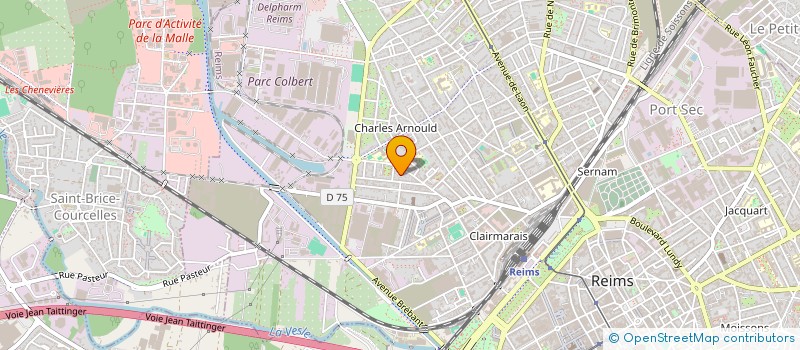 localisation de l'entreprise MADAME CLAIRE VONIE à REIMS