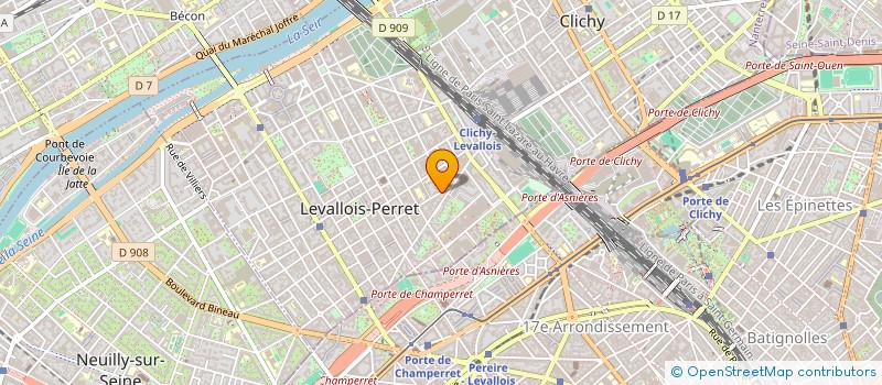 localisation de l'entreprise MADAME CLAIRE VOUTERS à LEVALLOIS-PERRET