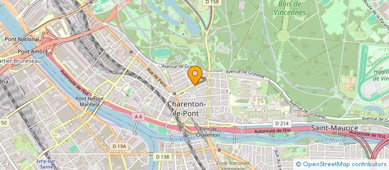 localisation de l'entreprise MADAME CLAIRE VRINAT à CHARENTON-LE-PONT