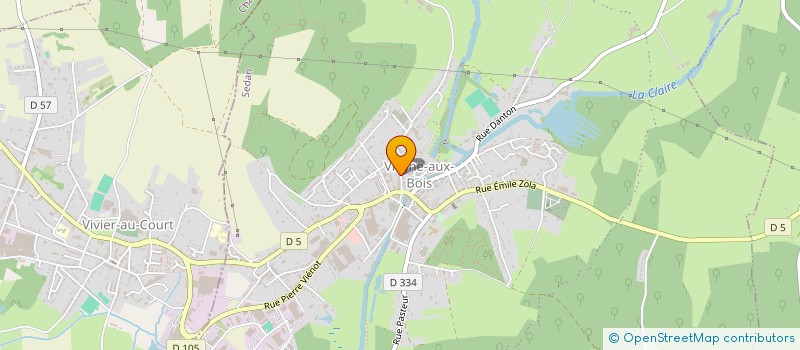 localisation de l'entreprise MADAME CLAIRE WAHARTE  VRIGNE AUX BOIS