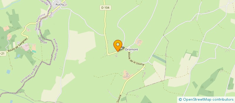 localisation de l'entreprise MADAME CLAIRE WAMBRE  BLACOURT