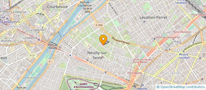 localisation de l'entreprise MADAME CLAIRE WARGNY à NEUILLY-SUR-SEINE