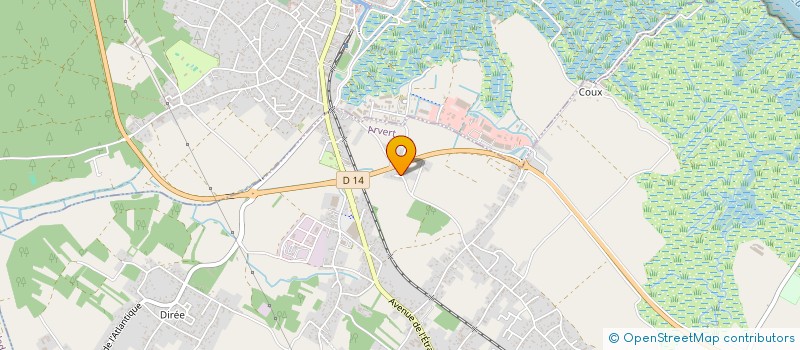 localisation de l'entreprise MADAME CLAIRE WEISS  ARVERT