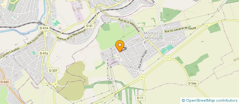 localisation de l'entreprise MADAME CLAIRE WELSCH  MONTOIS-LA-MONTAGNE