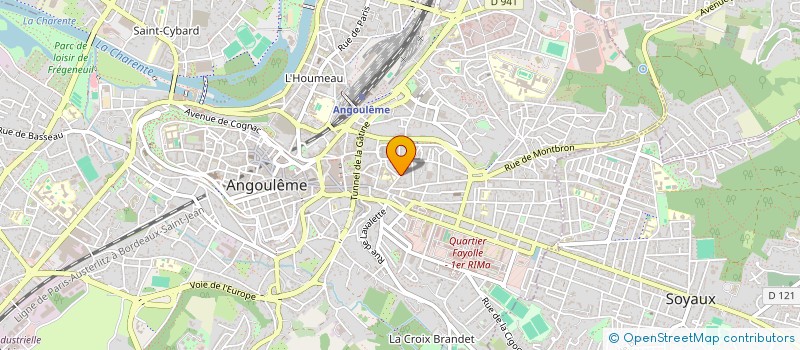 localisation de l'entreprise MADAME CLAIRE WENDLING à ANGOULEME