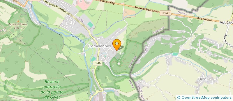 localisation de l'entreprise MADAME CLAIRE WOIMBEE  FROMELENNES