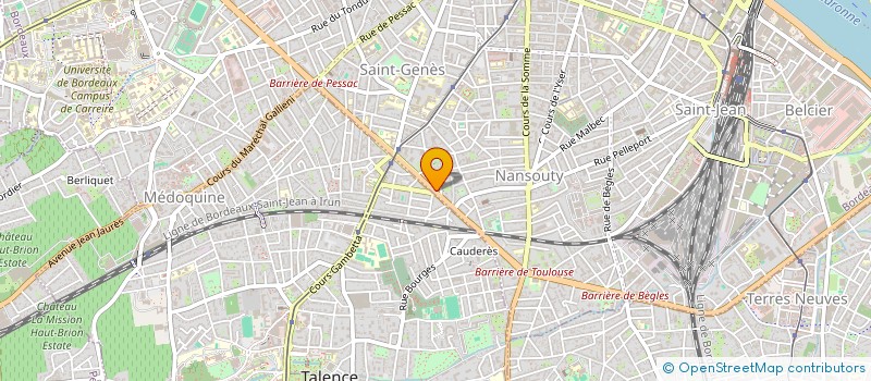 localisation de l'entreprise MADAME CLAIRE WOJTENKA  BORDEAUX