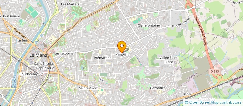 localisation de l'entreprise MADAME CLAIRE WORTHAM  LE MANS