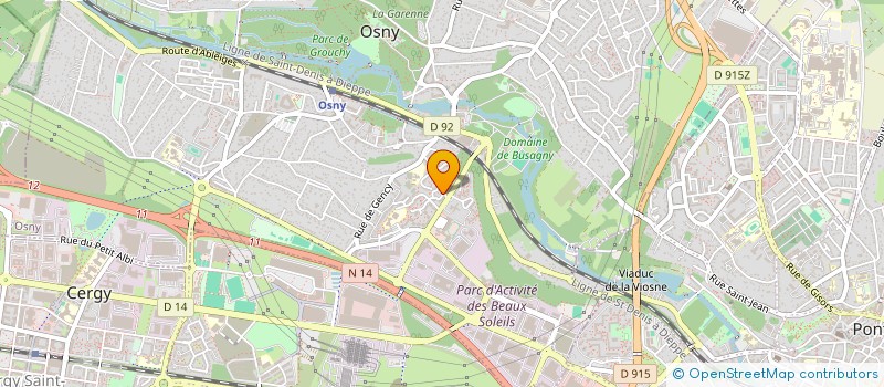 localisation de l'entreprise MADAME CLAIRE YAMBOGO  OSNY