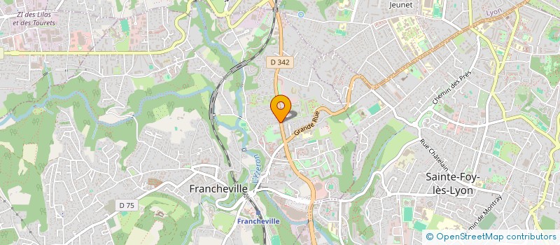 localisation de l'entreprise MADAME CLAIRE ZANCANARO  FRANCHEVILLE