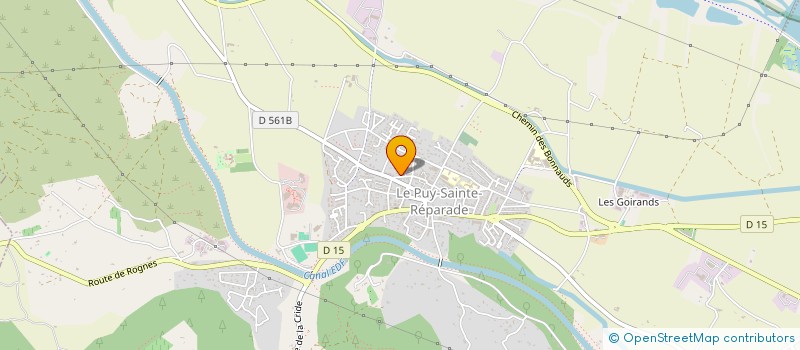 localisation de l'entreprise MADAME CLAIRE ZANCHI  LE PUY-SAINTE-REPARADE