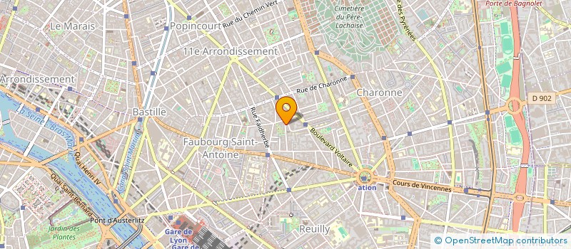 localisation de l'entreprise MADAME CLAIRE ZANETTI  PARIS