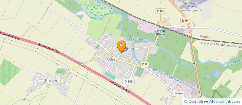 localisation de l'entreprise MADAME CLAIRE ZEDER  SILLERY