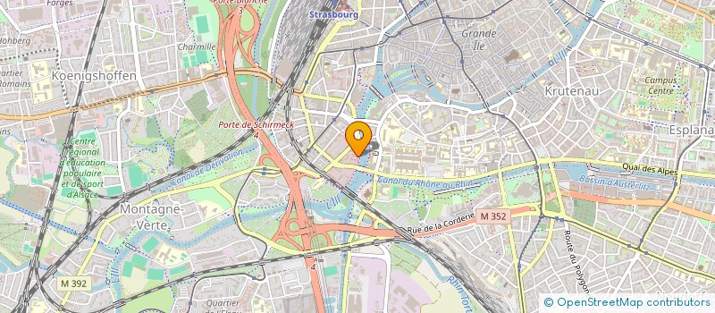 localisation de l'entreprise MADAME CLAIRE ZHANG à STRASBOURG