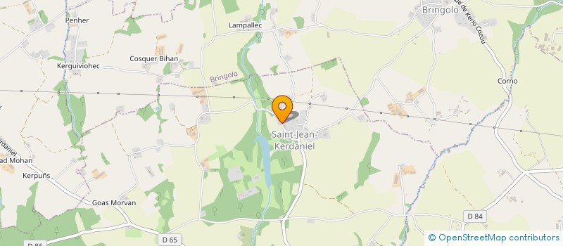 localisation de l'entreprise MADAME CLAIRE ZOE DUNANT  SAINT-JEAN-KERDANIEL