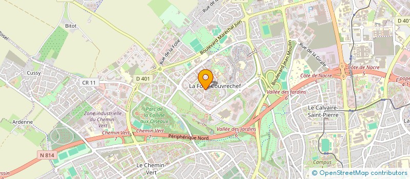 localisation de l'entreprise MADAME CLAIREE DUFOUR à CAEN